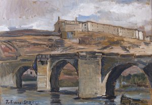 Obra: Puente sobre el Segre - Joaqun Torres Garca