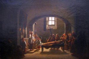 Obra: Funerales de un capuchino - Juan Manuel Blanes