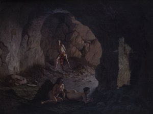 Obra: Las tentaciones de San Antonio - Juan Manuel Blanes