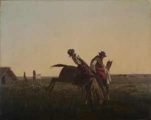 Obra: La doma - Juan Manuel Blanes