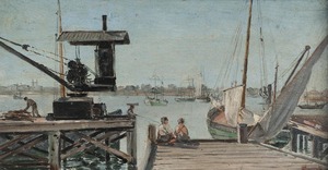 Obra: Antiguo puerto de Montevideo - Domingo Laporte