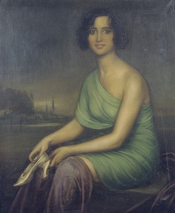 Obra: Retrato (Conchita Saavedra) - Julio Romero De Torres