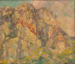 Obra: Paisaje de Mallorca - Hermenegildo Anglada Camarasa