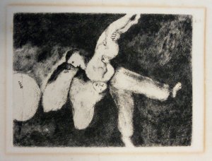 Obra: Escena de La Biblia - Marc Chagall