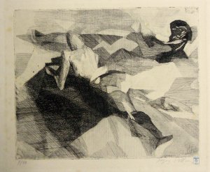 Obra: Sobre las rocas - Jaques Villon