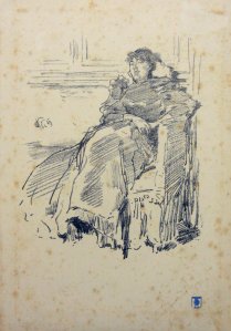 Obra: Mujer sentada - James McNeill Whistler