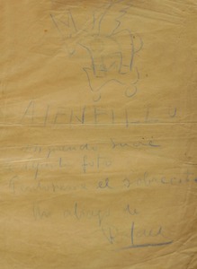 Obra: Carta - Rafael Barradas