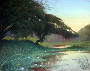 Obra: Puesta de sol - Roberto Rowley Mendes