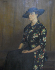 Obra: Retrato (Sra. Belloni de Bauzer) - Francisco E. Bauzer