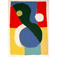 Obra: Gouache - Sonia Delaunay