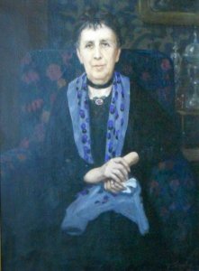 Obra: Retrato de la Sra. Elvira Horne de Romero - Fernando Laroche