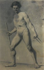 Obra: Academia - desnudo - Juan Manuel Blanes