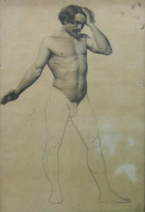 Obra: Academia - desnudo - Juan Manuel Blanes