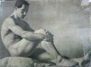 Obra: Academia - desnudo - Juan Manuel Blanes
