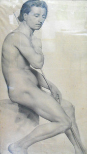 Obra: Academia - desnudo - Juan Manuel Blanes