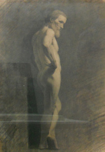 Obra: Academia - desnudo - Juan Luis Blanes