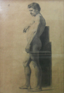 Obra: Academia desnudo - Juan Luis Blanes