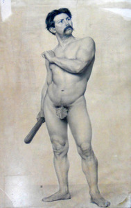 Obra: Academia desnudo - Nicanor Blanes