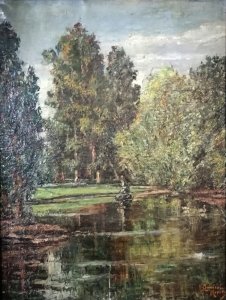 Obra: Lago del Prado - Luis Queirolo Repetto