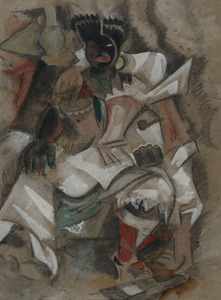 Obra: Negra y marineros - Rafael Barradas