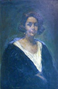 Obra: Retrato de la Sra. Elina Castellanos - Horacio Torres