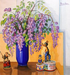 Obra: Glicinas - Petrona Viera