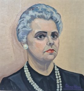 Obra: Retrato de mi hermana Lucha - Petrona Viera