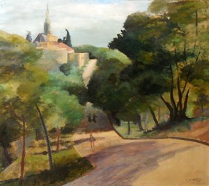 Obra: Paisaje de Montevideo - Carlos Washington Aliseris Genta