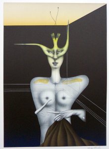 Obra: Femme  la terrasse - Paul Wunderlich