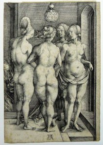 Obra: Cuatro mujeres desnudas - Albrecht Drer