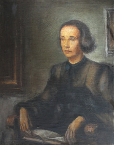 Obra: Retrato de Laura Vzquez - Eduardo Amzaga