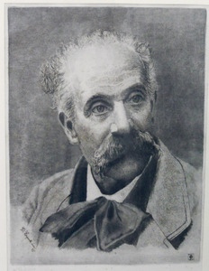 Obra: Retrato de Giovanni Fattori - Domingo Laporte