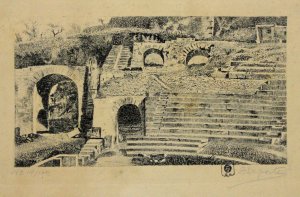 Obra: Teatro etrusco romano (fiesole) - Domingo Laporte