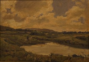 Obra: Paisaje - Domingo Giaudrone