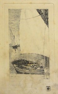 Obra: En el puerto de Livorno - Domingo Laporte