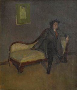 Obra: Retrato de Pombo  - Guillermo Laborde