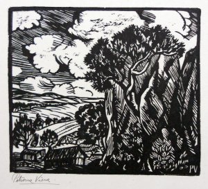 Obra: Paisaje con �rboles - Petrona Viera