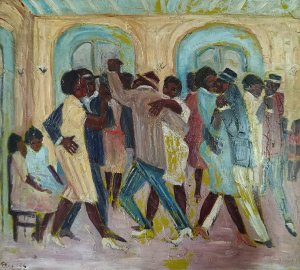 Obra: Baile en el club - Ruben D. Galloza