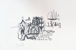 Obra: Baistas verano 93 - Washington Barcala