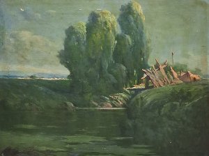 Obra: Paisaje de Campo - Ernesto Laroche