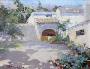 Obra: Patio espaol - Giuseppe Aprea