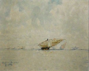 Obra: Pescadores del Ro de la Plata - Manuel Larravide