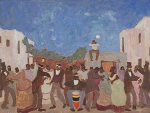 Obra: Candombe - Pedro Figari