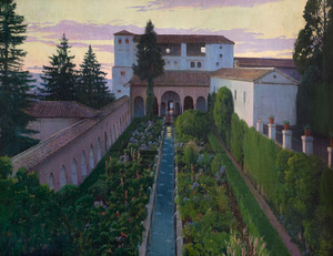 Obra: Canal del Generalife (Granada) - Santiago Rusiol