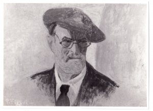 Obra: Fotografa de Pedro Figari tomada en el Estudio Testoni - Montevideo Uruguay - - Pedro Figari