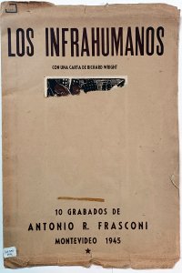 Obra: Cartula Tapa - Los Infrahumanos - - Antonio Frasconi