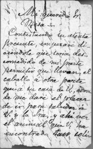 Obra: Cartas de Juan Manuel Blanes - Carta de Blanes al Sr. Mesa - Juan Manuel Blanes