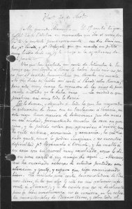 Obra: Cartas de Juan Manuel Blanes - Carta incompleta de J.M.B a su hermano Mauricio   - Juan Manuel Blanes