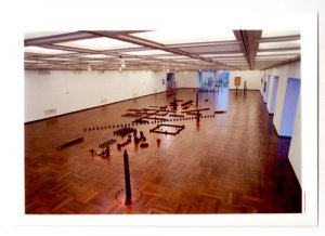 Obra: Fotograf�a de la Sala 5 del Museo Nacional de Artes Visuales, MNAV, (muestra Miquel Navarro 1999).  -  Desconocido
