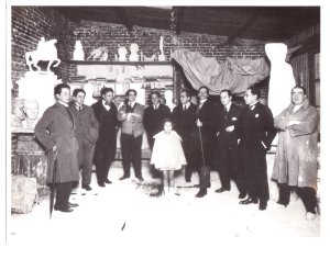 Obra: Fotografia en el estudio de Bernab�  Michelena - Bernab� Michelena